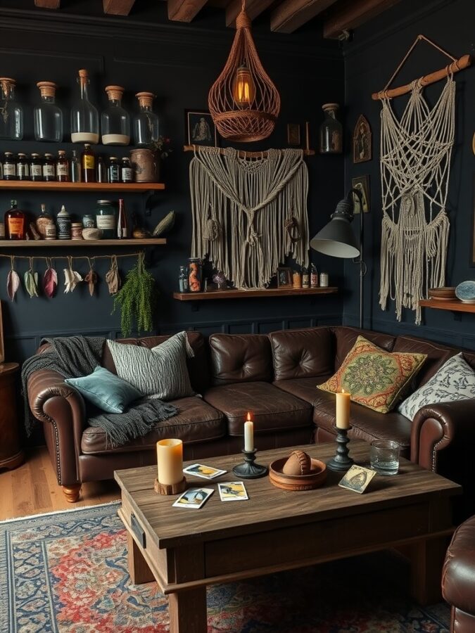 30 Dark Cottagecore Living Room Ideas You’ll Love for a Cozy Aesthetic